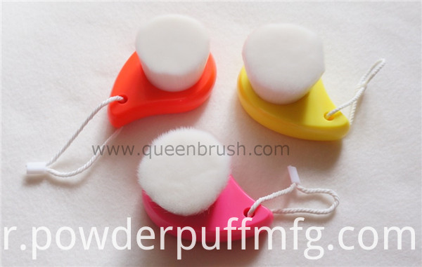 Plastic Handle Soft Nylon Hair Face Cleaning Brush Beauty Tools